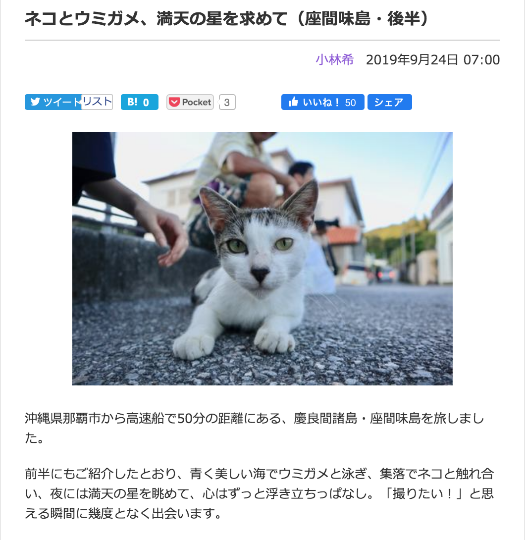座間味島 後編 デジカメwatch掲載 カメラ旅女の全国ネコ島めぐり 公開しました Officeひるねこ 座間味島 後編 デジカメwatch掲載 カメラ旅女の全国ネコ島めぐり 公開しました Officeひるねこ