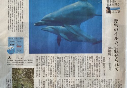 【本日5/1売り】産経新聞で連載中「島を歩く、日本を見る」